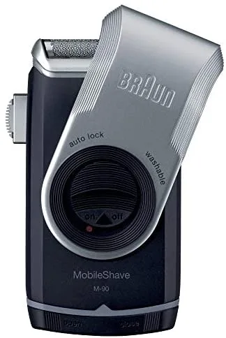 Braun MobileShave PocketGo M90 Azul, Plata