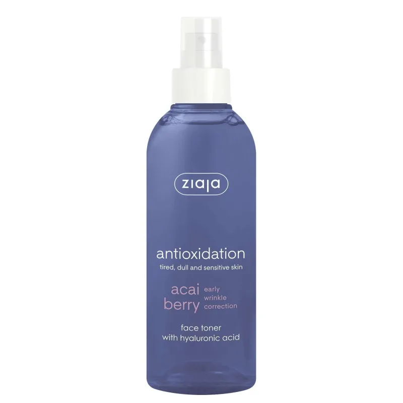 Ziaja Acai Tónico Facial en Spray, Transparente, 200 Ml