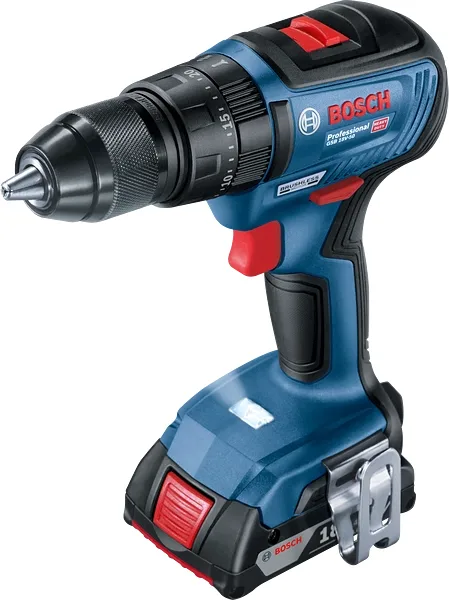 Bosch - Taladro atornillador de percusión (18 V, 2 x 5,0 Ah, Li-Ion GSB 18 V-50-06019H5101)