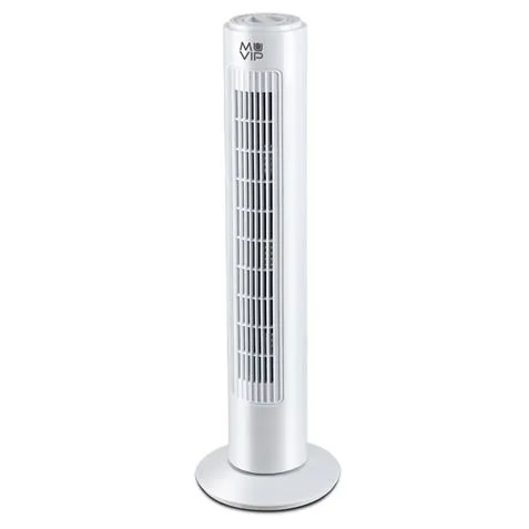 MUVIP Ventilador de Torre de 50W con 3 Velocidades y Oscilación - Silencioso, Compacto y Eficiente, Ideal para Hogar y Oficina - Potente y de Bajo Consumo Energético