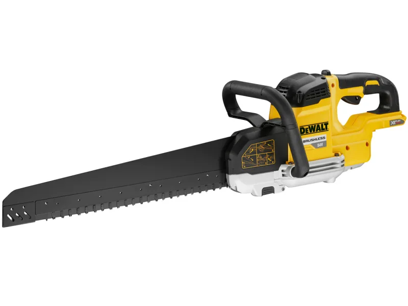 Sierra de sable, DeWalt, DCS397N-XJ, cortes en bloques y hormigón celular, motor brushless 54V, doble hoja 430 mm, 2400 cpm, ligera, sin batería ni cargador