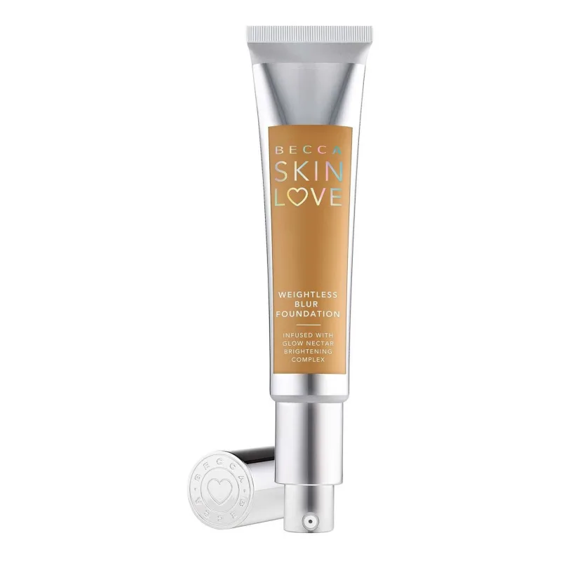 Base líquida hidratante / Becca Skin Love / con dimeticona, cobertura natural, efecto luminoso, fórmula hidratante y ligera, tono Bamboo, 35 ml
