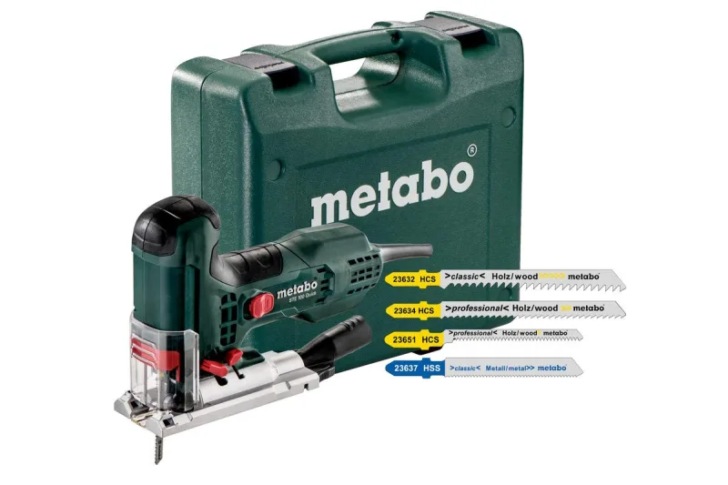 Metabo STE 100 Quick SET - Sierra de vaivén eléctrica (710 W)