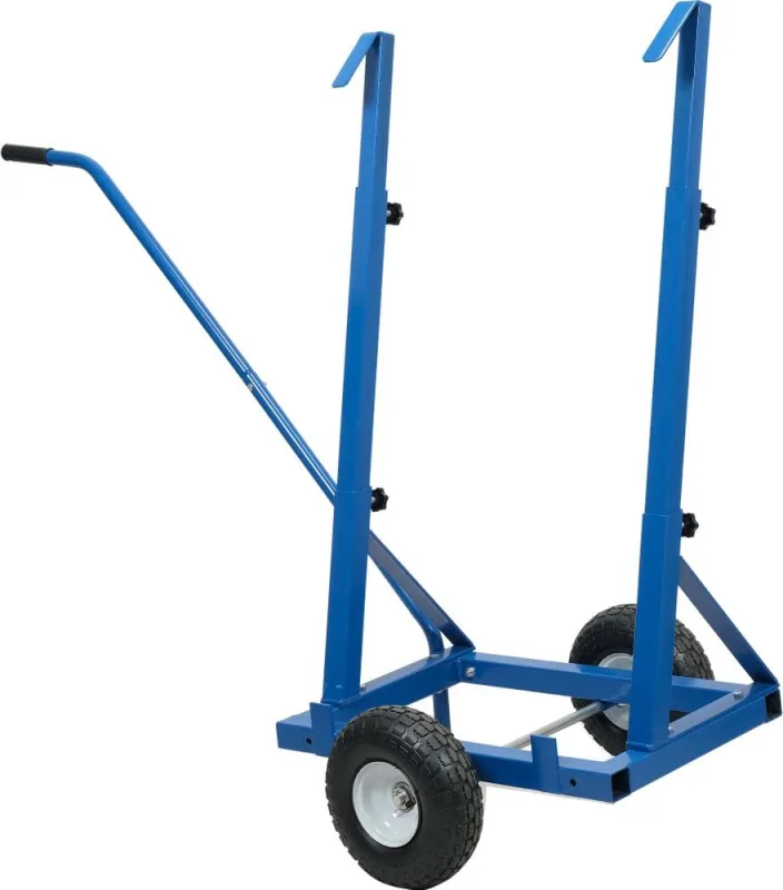 Plataforma de transporte de 200 kg, 2 neumáticos, carro de transporte