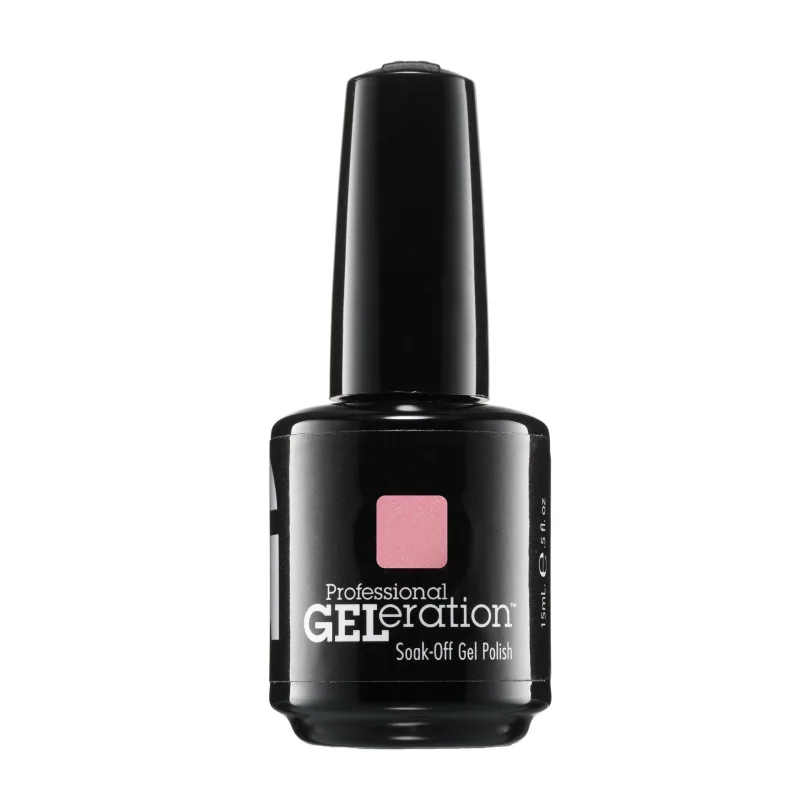 Esmalte de uñas semipermanente Geleration Colours GEL-1159 Posh Pink, Jessica, esmalte de gel, duración prolongada, brillo intenso, color rosa elegante, 15 ml