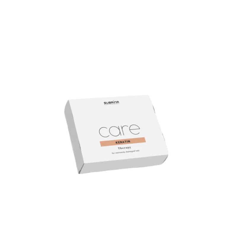 Subrina Professional Terapia de queratina para cabello extremadamente dañado, terapia de queratina, 6 x 10 ml