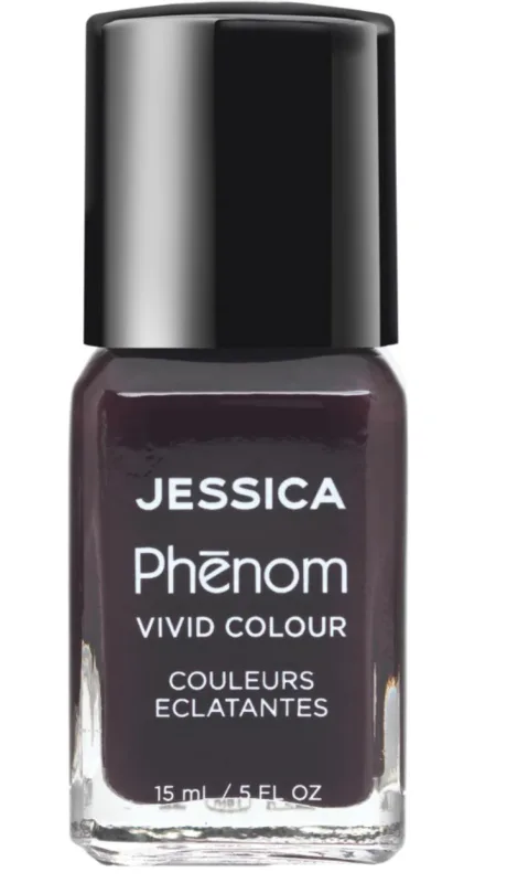 Esmalte de uñas Phenom Vivid Colour de Jessica, color First Class phen-033, esmalte tipo gel vegano, alta pigmentación, aplicación fácil sin lámpara UV, 14 ml