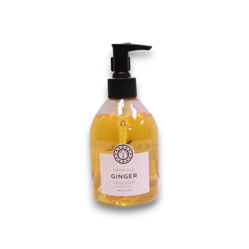 Maria Nila Ginger Hand Soap, Recambio para Dispensador de Jabón, Hidratante, Fragancia de Jengibre y Limoncillo, Uso para Manos, 300 ml
