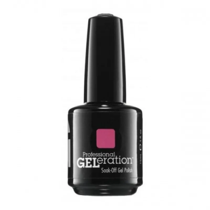 Esmalte semipermanente Jessica GELeration tono Luscious Leather fórmula duradera color intenso acabado brillante ideal para manicura profesional 15 ml