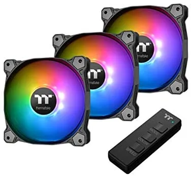 Thermaltake CL-F080-PL14SW-A sistema de refrigeración para ordenador Carcasa del ordenador Ventilador 14 cm Negro