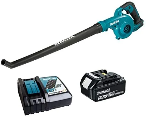 Makita DUB186RT - Soplador LXT de iones de litio (18 V, 1 batería y cargador, color azul