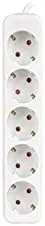 Lanberg PS0-05F-0150-W base múltiple 1,5 m 5 salidas AC Interior Blanco