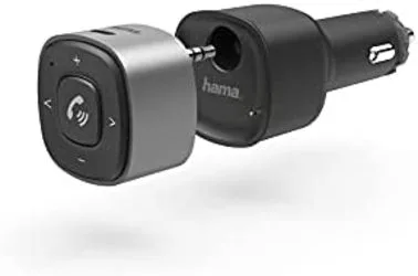 Hama Bluetooth-Recept para Coche. 3,5 mm Enchufe y Carga USB-