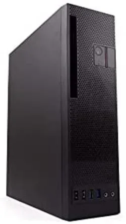 CoolBox T-360 - Caja Micro ATX y Mini ITX para PC, Formato Slim, USB3.0, Fuente de alimentación 300SBZ TFX 80 Plus Bronze. Colocación Horizontal o Vertical