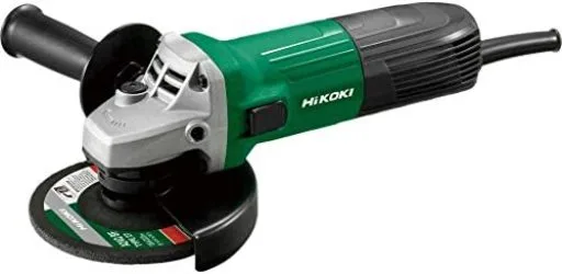 HiKOKI Amoladora Angular - 125 mm, 600 W, 11.500 RPM, 1,9 kg - Con Protección de Reinicio, Bloqueo de Eje, Diseño Compacto - Potente y Segura para Trabajos de Precisión