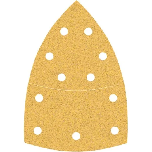 Bosch 50 hojas de lija Expert C470 con 11 agujeros (para pintura sobre madera, madera dura, diámetro de 102 mm, grano 40, accesorio profesional)