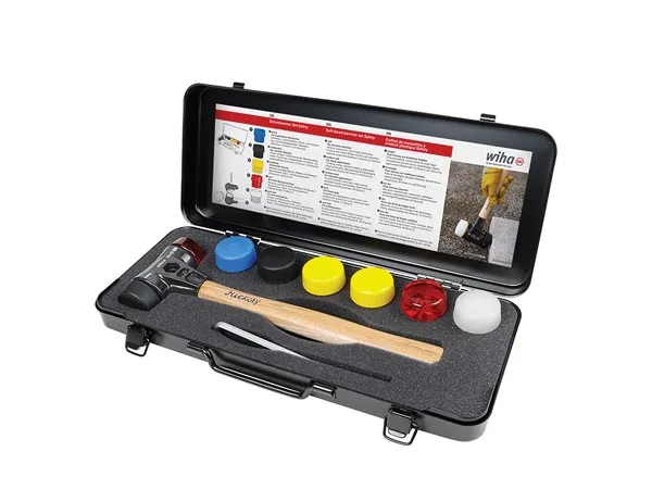 Wiha - Juego de martillos de cara blanda Safety