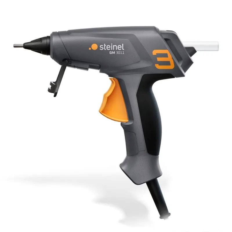 STEINEL Gluematic 3011 Koffer Klebepistole Pistola de cola termofusible Gris, Naranja 45 W