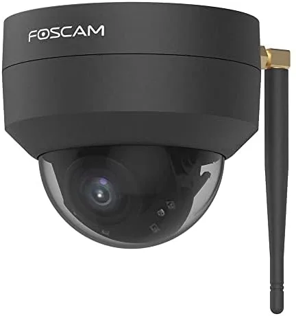 Foscam D4Z WLAN Überwachungskamera Schwarz 4MP (2304x1536), Dual-Band WLAN, PTZ, Smarte Erkennung