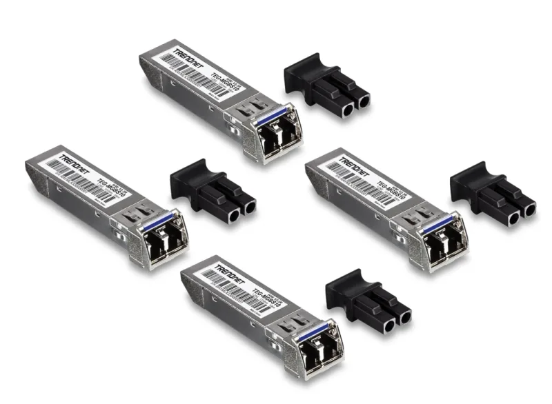 Trendnet TEG-MGBS10/4 red modulo transceptor Fibra óptica 1250 Mbit/s SFP 1310 nm