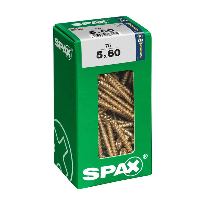 SPAX 4081020500607 tornillo/tuerca 60 mm 75 pieza(s)