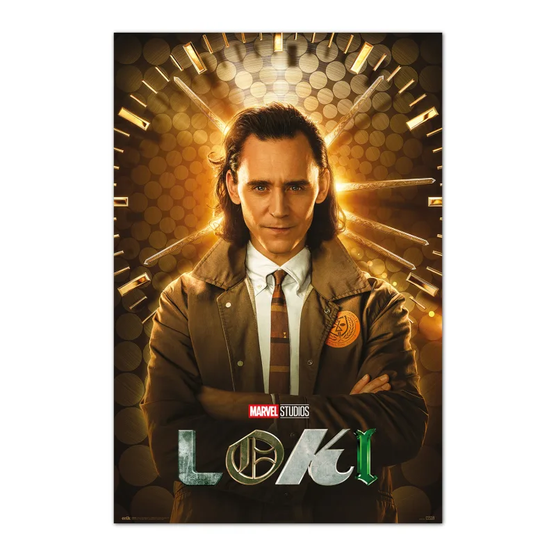 Grupo Erik Poster Marvel Loki time variant - Poster Loki - Laminas decorativas 61x91,5cm a todo color | Posters para pared ideal decoración habitación Marvel regalos