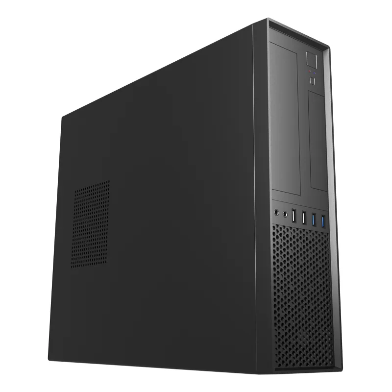 UNYKAch Caja de Ordenador Micro ATX UK3001 Black Caja PC Conectividad: 2 X 2.0 USB Y 2 X 3.0. Admite Fuentes De Formato TFX.