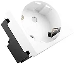 Lanberg AC-4545SW-F-W toma de corriente Tipo F Blanco