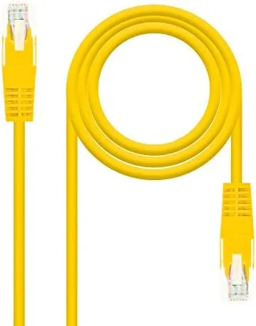 Latiguillo Rj45 Cat6 Utp Cu 0,25m Amarillo Nanocable 10.20.0400-l25-y