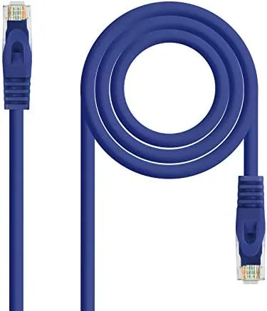 Latiguillo Rj45 Cat6a Utp Cu Lszh 0,25m Azul Nanocable 10.20.1800-l25-bl