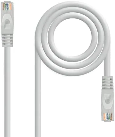 Latiguillo Rj45 Cat6a Utp Cu Lszh 0,30m Gris Nanocable 10.20.1800-l30