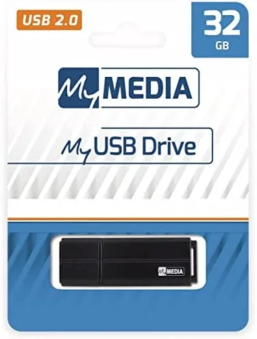MyMedia MyUSB Drive unidad flash USB 32 GB USB tipo A 2.0 Negro