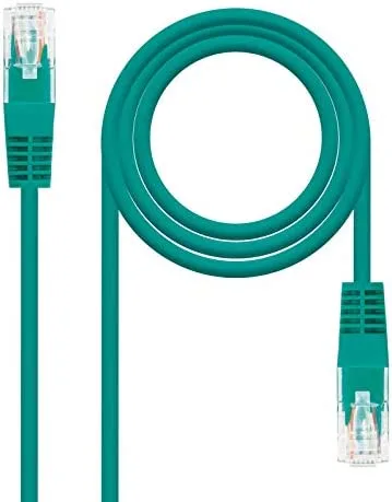 Latiguillo Rj45 Cat6 Utp Cu 0,25m Verde Nanocable 10.20.0400-l25-gr