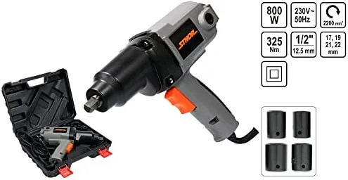 Sthor 57091 destornillador eléctrico y llave de impacto