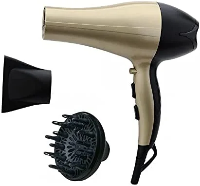 Secador de cabello con difusor ionico 1900-2300w 9x22,5x28cm edm