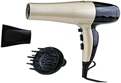 Secador de cabello. 1800-2200w. 9x21x28,5cm edm