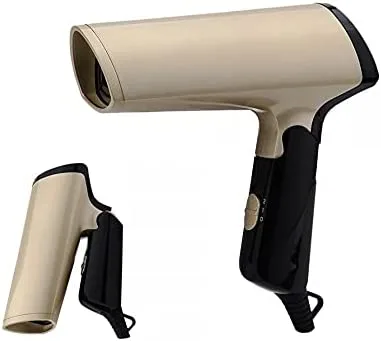 Secador de cabello de viaje. bi-tension. 1000-1200w. 5,5x18x19cm edm