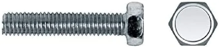 CELO 9830933 - Tornillo rosca metrica cabeza hexagonal DIN 933 M8x30 zincado (Envase 100 ud)