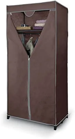 PLASTICOS JOBGAR 75070 Armario Guarda Ropa con Estante 160X75X50CM JOBGAR, Metal, Neutro, One Size