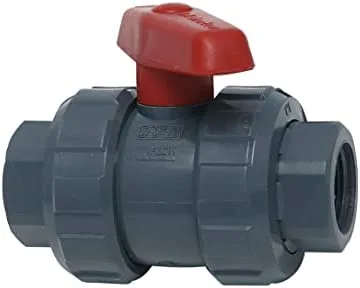 ALTADEX 9080 Válvula de esfera de P.V.C., Negro/Rojo