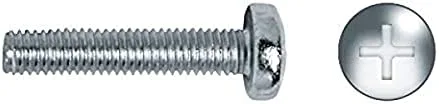 CELO 94107985 - Tornillo rosca metrica alomado Philips DIN 7985 M4x10 mm zincado (Envase 500 ud)