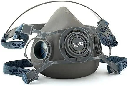 Media mascara talla l breath para dos filtros steelpro