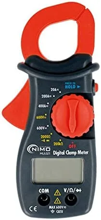 Pinza amperimétrica multifunción 400a ca mul021 nimo