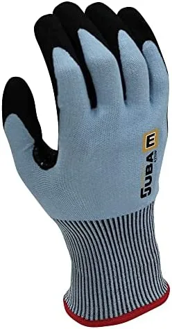 Guante de trabajo táctil fibra k-rock / nitrilo talla 11 juba