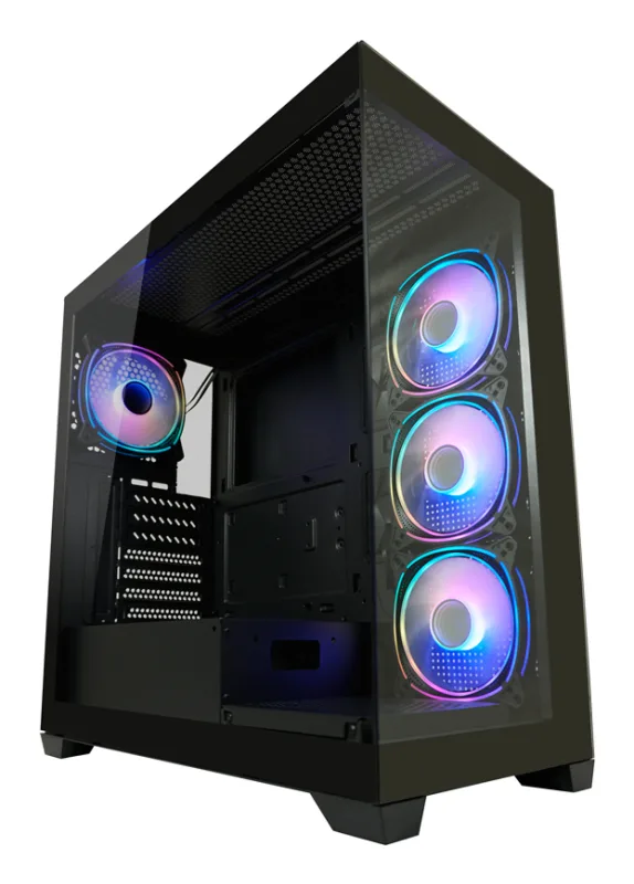 LC-Power LC-715B-ON carcasa de ordenador Midi Tower Negro