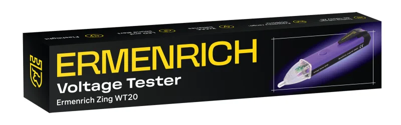 Comprobador de voltaje Ermenrich Zing WT20