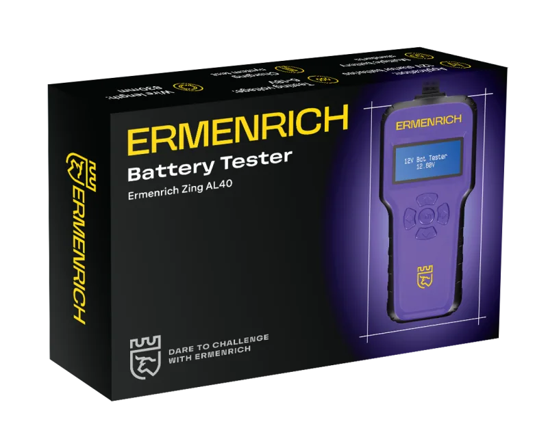 Comprobador de batería Ermenrich Zing AL40