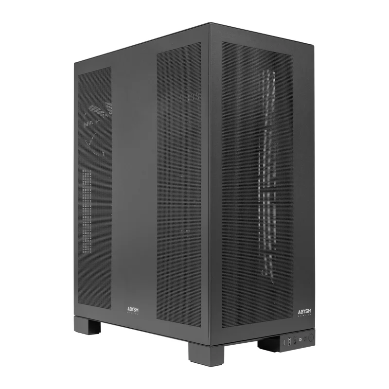 ABYSM Gaming Caja E-ATX AI Pro 100 Workstation con Altura para Disipador de 180 mm y Tarjetas Gráficas de hasta 420 mm
