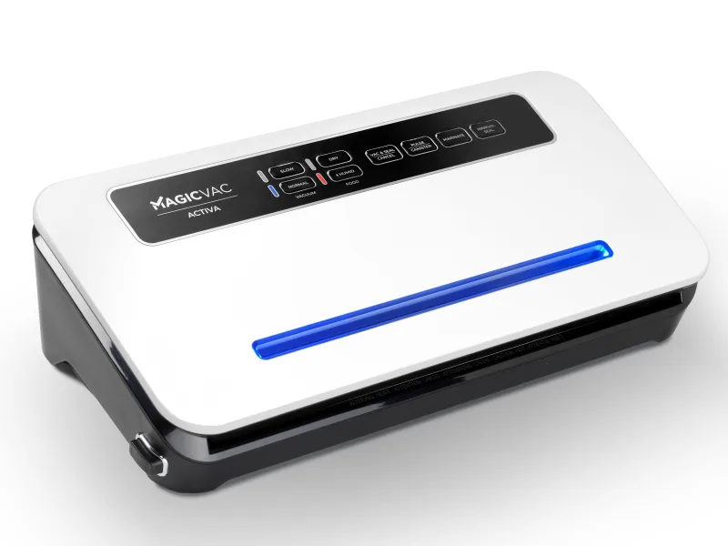 Magic Vac Activa sellador al vacío 800 mbar Negro, Blanco