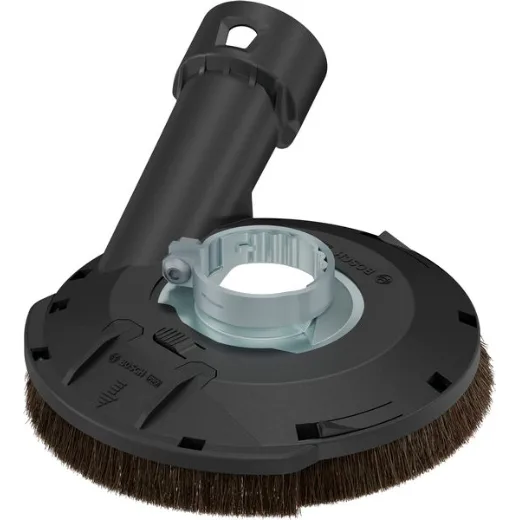 Bosch 1 campana de extracción Pro (Ø 115, 125 mm, accesorio profesional para amoladora angular pequeña) con llave SAG
